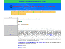 Tablet Screenshot of ijhsr.org